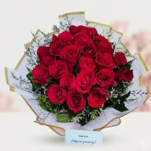 24 Red Roses Beautiful Fresh Blooms | Philippines