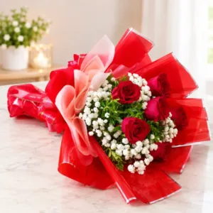 6 Red Roses Bouquet | Philippines